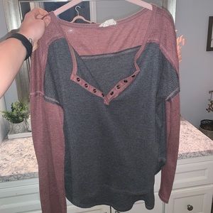 Vestique oversized lightweight waffle knit